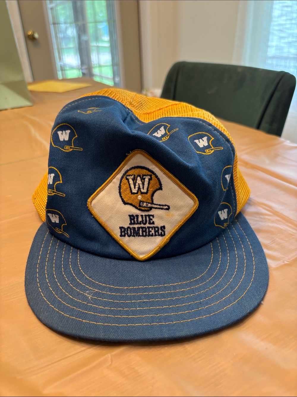 Vintage Winnipeg Blue Bombers Trucker Cap